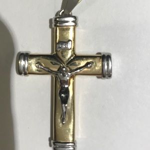14K yellow cross